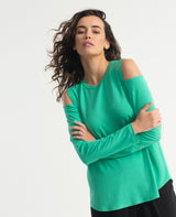 SLASH SHOULDER TOP